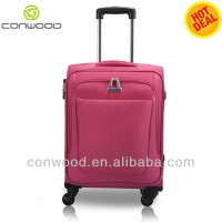 China Conwood Large capacity trolley case pink for ladies