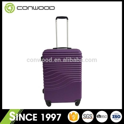 Durable in use new design high quality PET travel trolley luggage bags