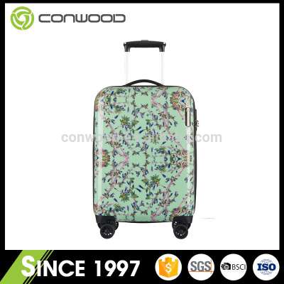 Most popular school trolley travel suitcases bag with much patterns