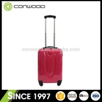 lightweight big trolley bags hard shell plastic suitcase spinner luggage